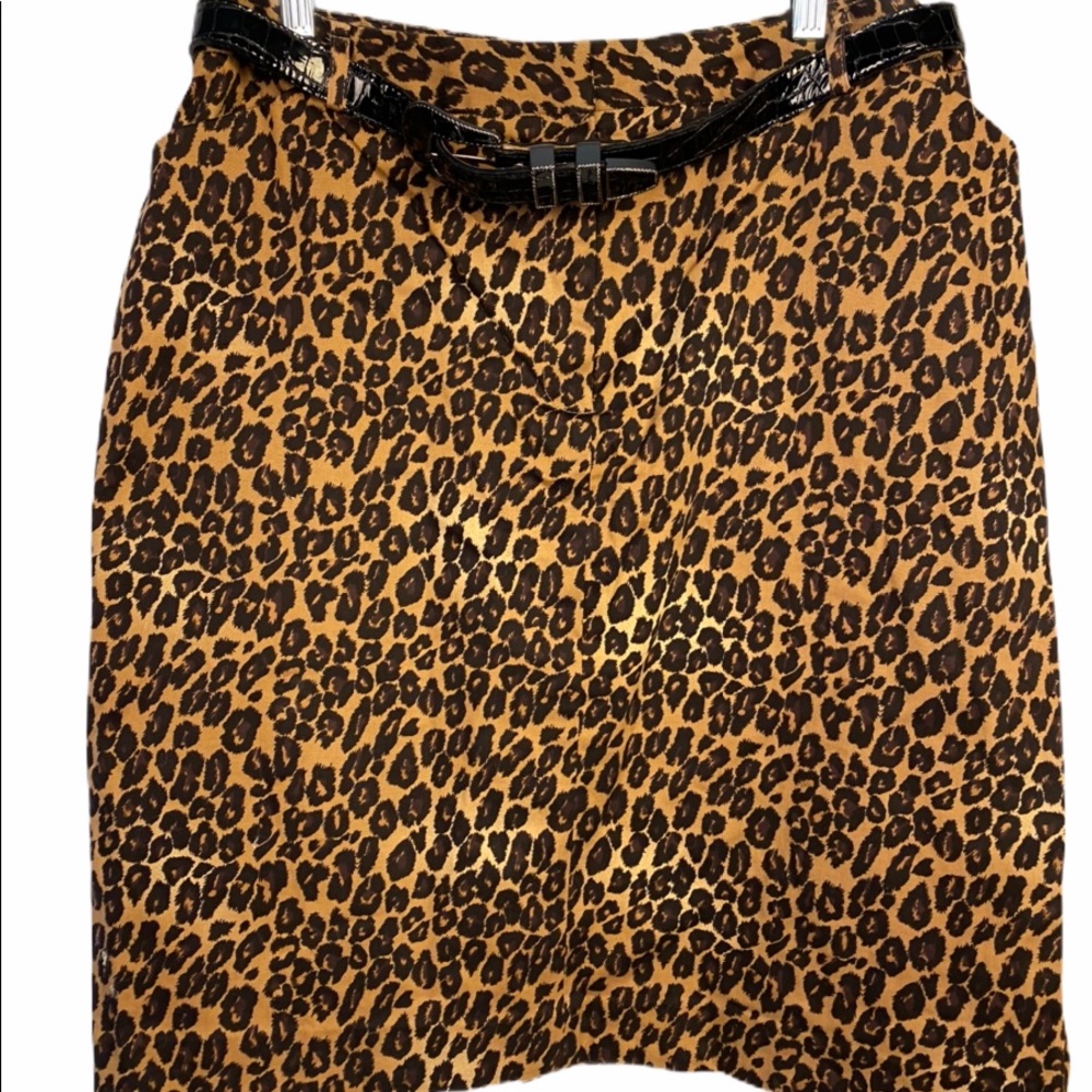 East 5th cheetah print leopard pencil skirt